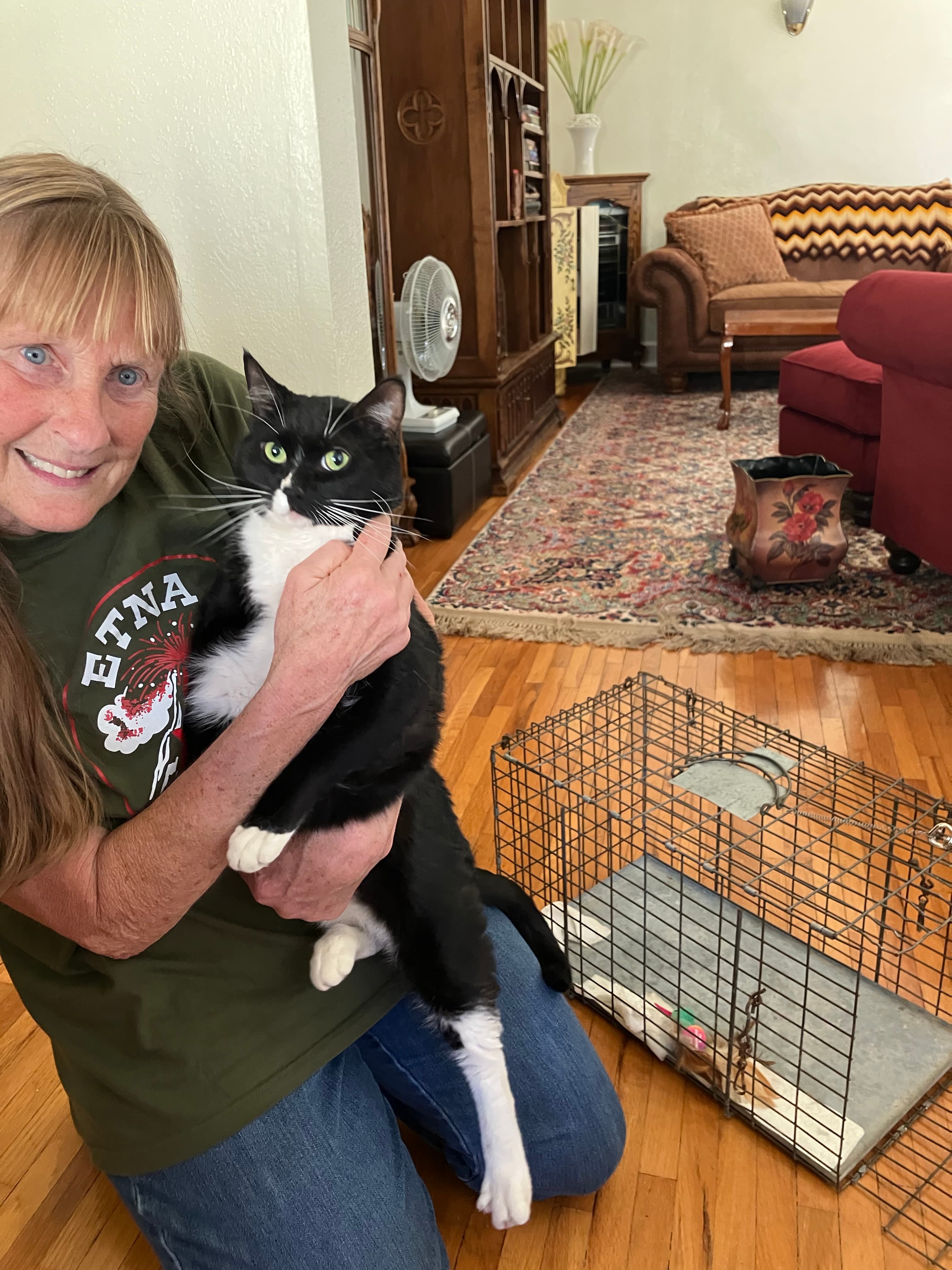 Panther, back home in Oregon