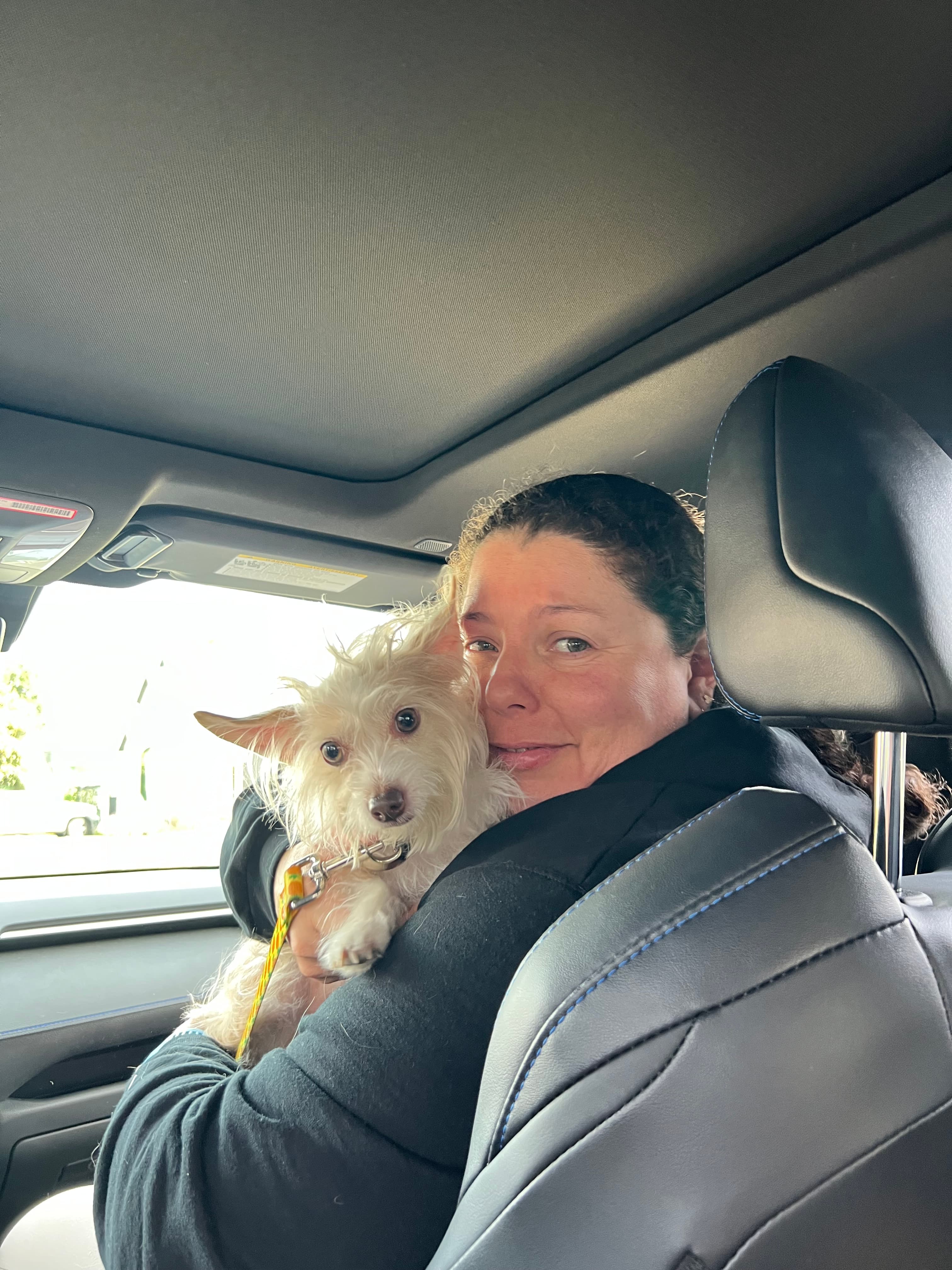 Frida, back home in California