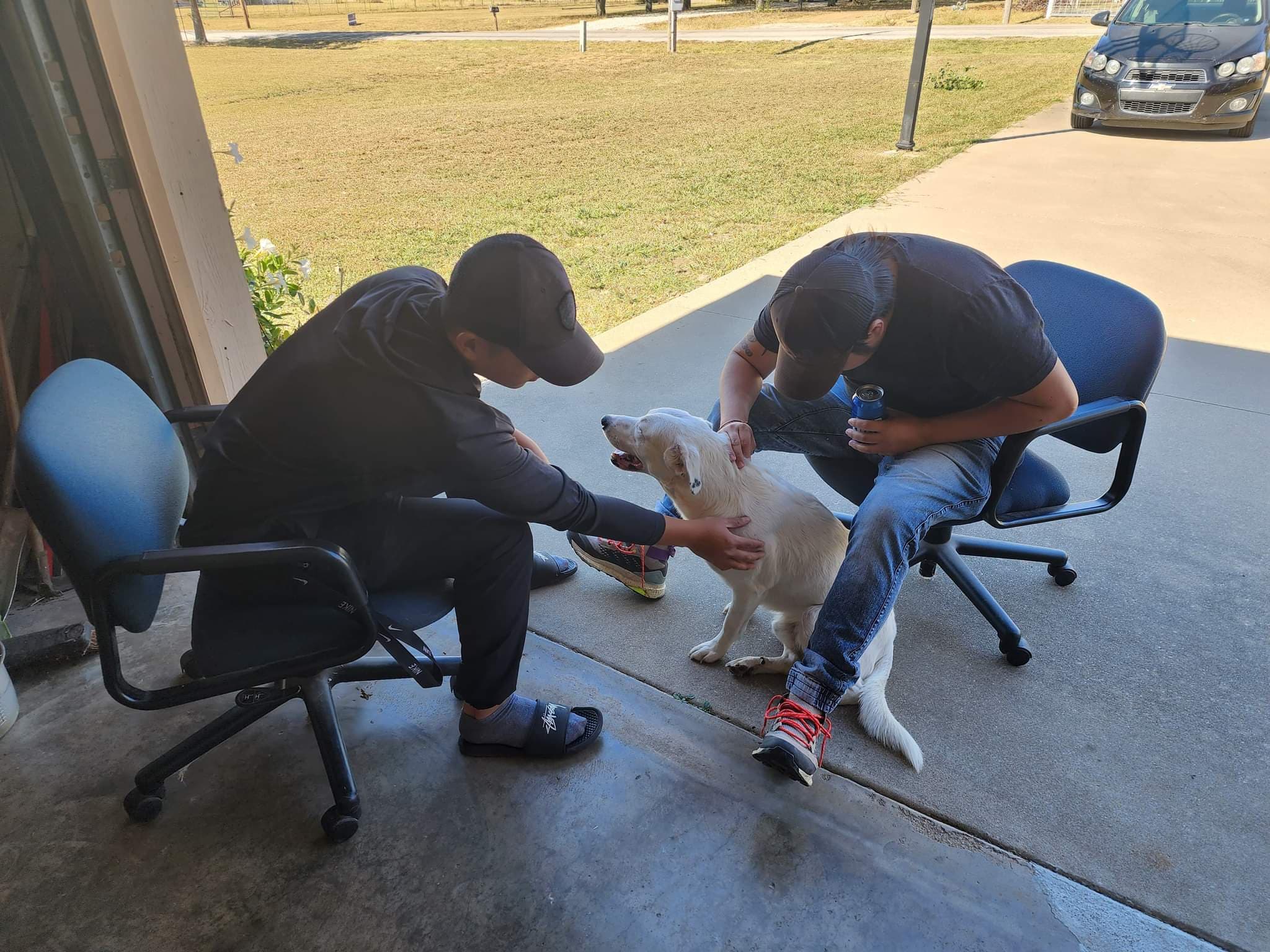 Ace, back home in Oklahoma