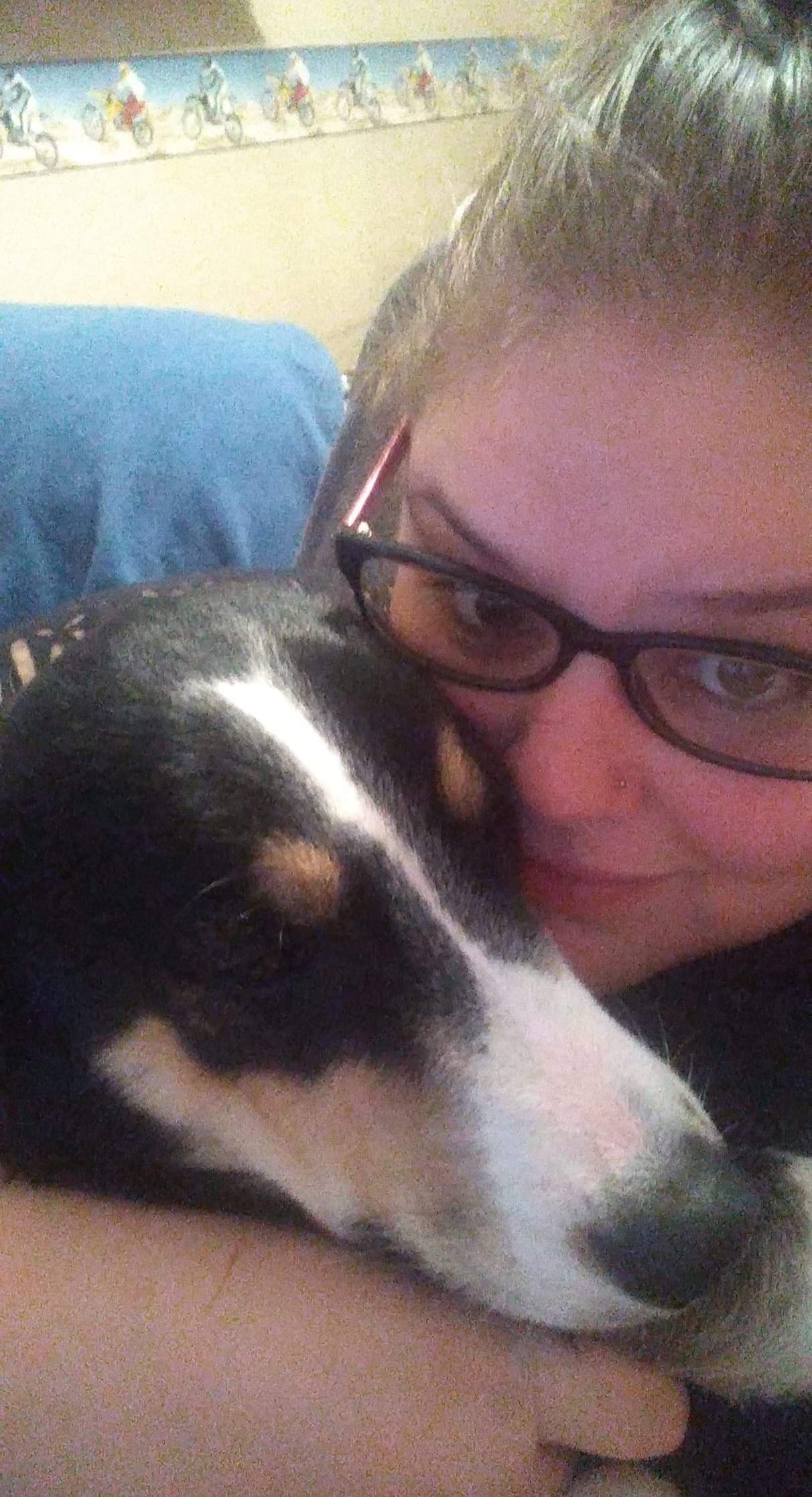 Lucy, back home in Missouri