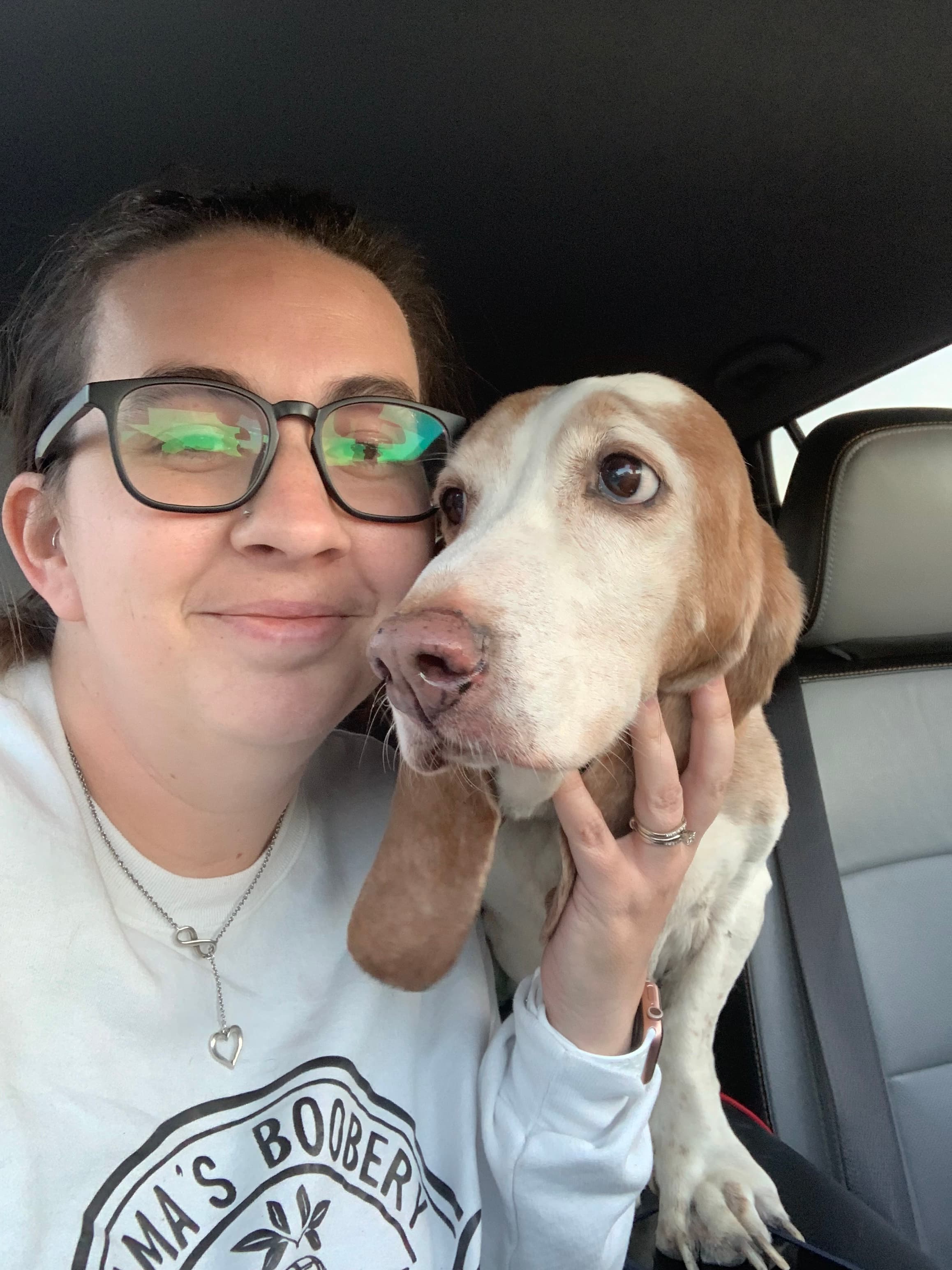 Annie, back home in Texas