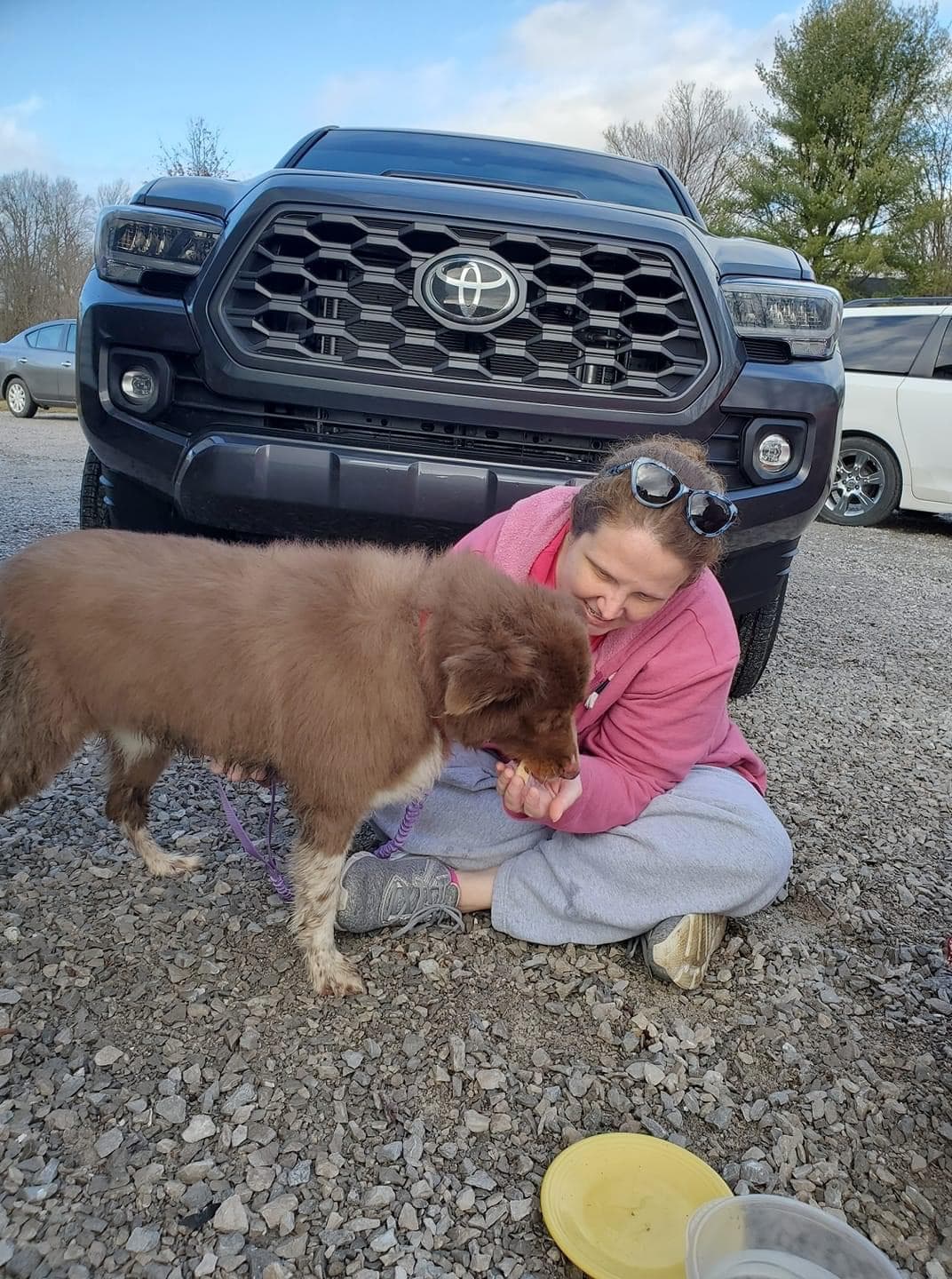 Molly, back home in Kentucky