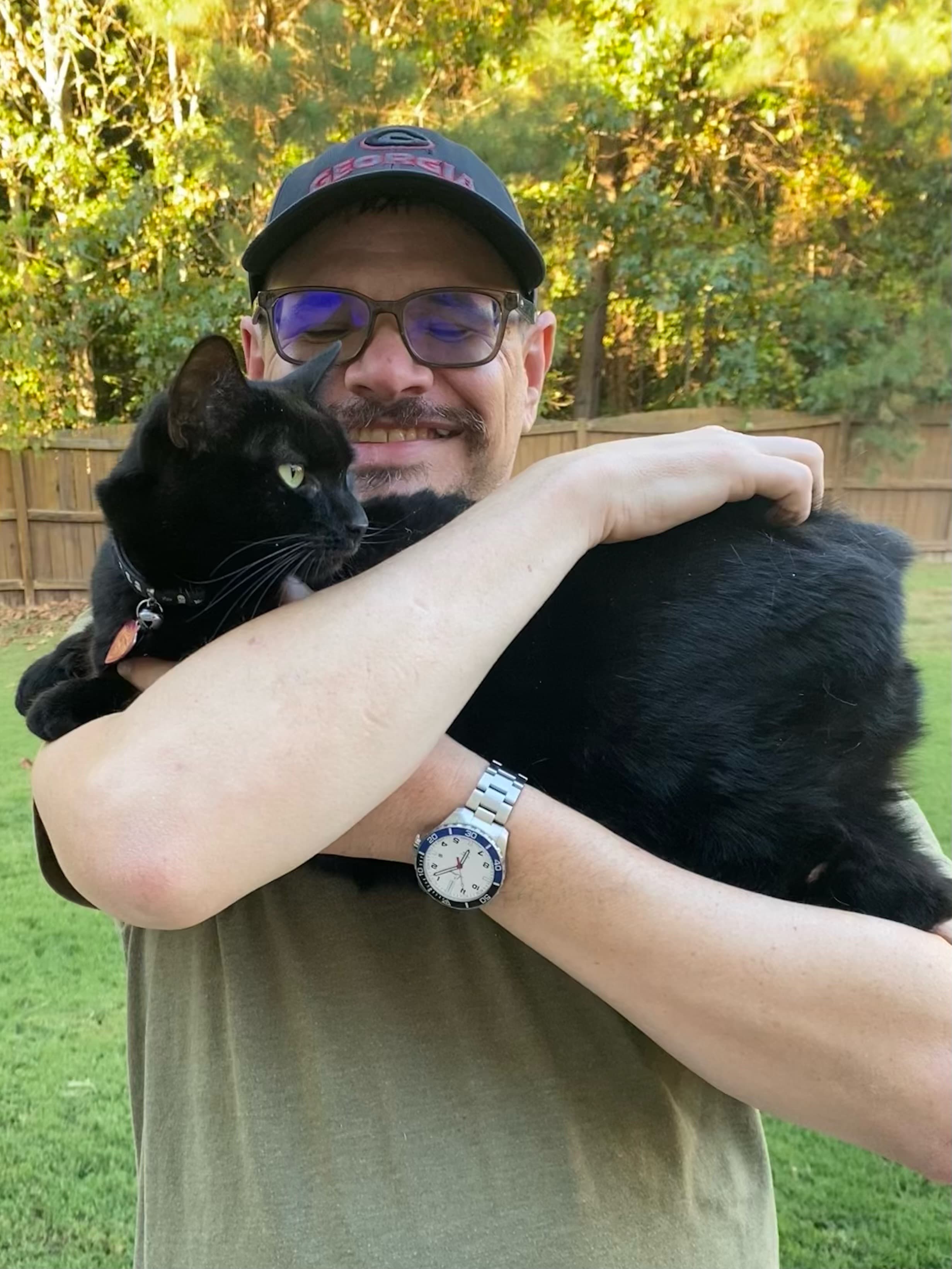 Jules, back home in Georgia